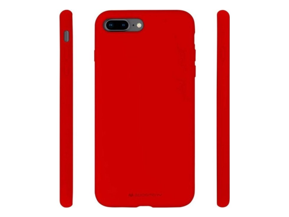 Ochranný kryt pro iPhone 7 PLUS / 8 PLUS - Mercury, Silicone Red