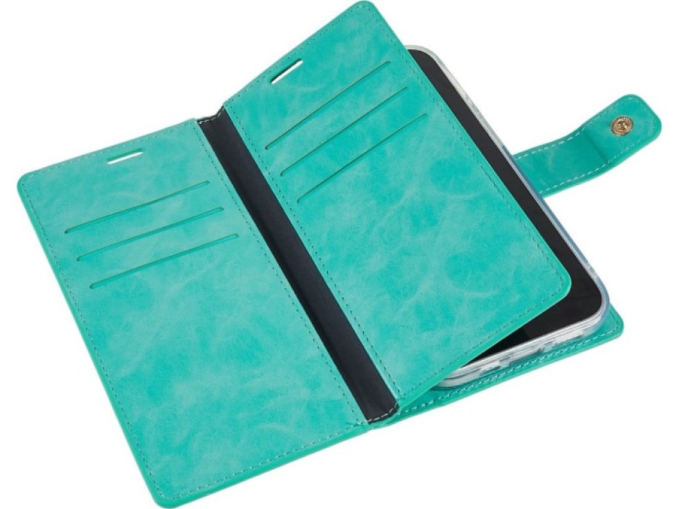 Ochranné pouzdro na iPhone 15 - Mercury, Mansoor Diary Mint