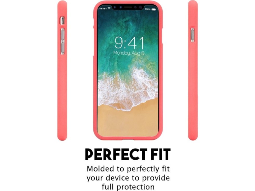 Ochranný kryt pro iPhone XS / X - Mercury, Soft Feeling Pink