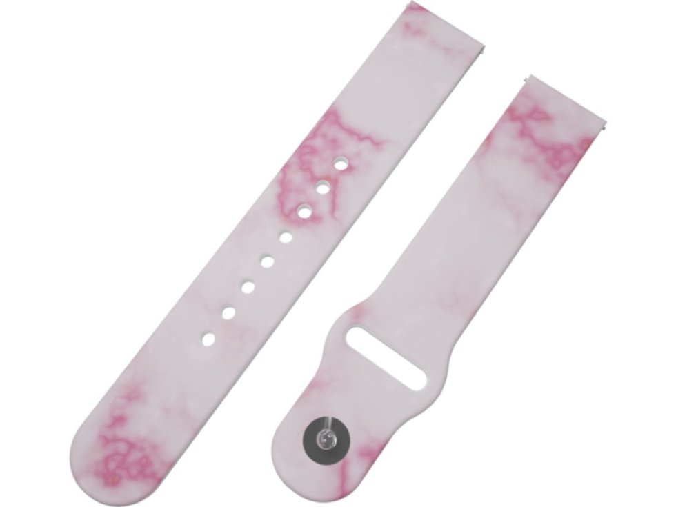 RŮŽOVÝ MRAMOR řemínek 22 mm