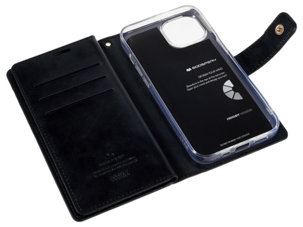 Ochranné pouzdro na iPhone 15 - Mercury, Mansoor Diary Black