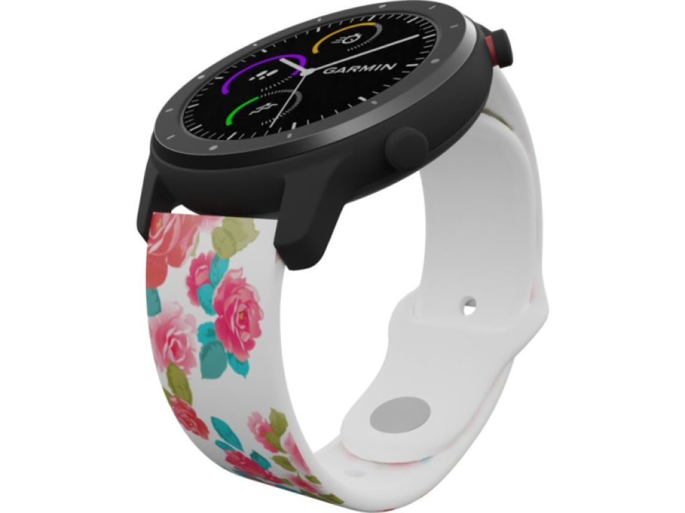 ČERVENÉ RŮŽIČKY řemínek 22 mm