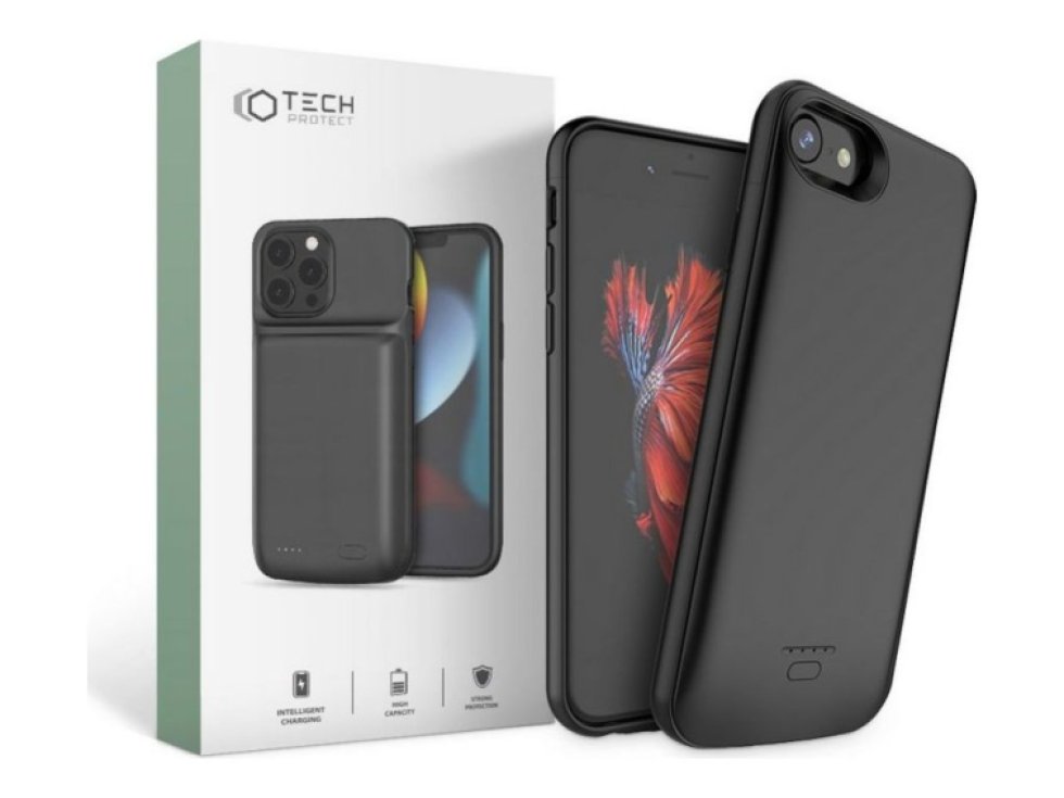 Nabíjecí pouzdro pro iPhone 8 / 7 / 6S / 6 / SE (2020/2022) - Tech-Protect, Battery Pack 3200mAh
