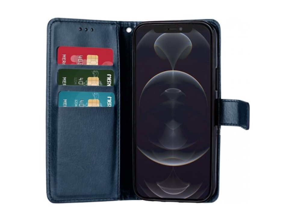 Ochranné pouzdro pro iPhone 14 PLUS - Mercury, Super Diary Navy