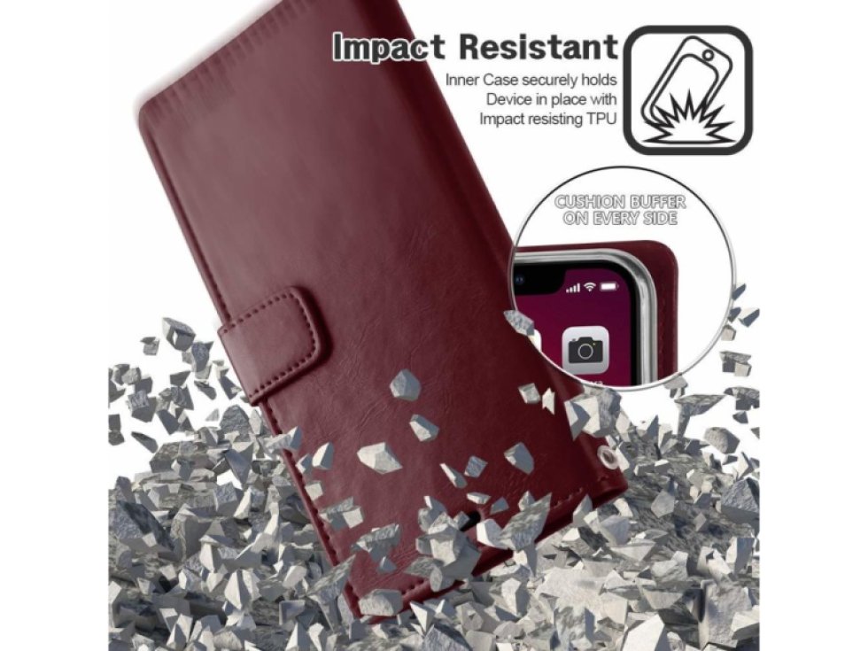 Pouzdro na iPhone 11 Pro - Mercury, Bluemoon Diary WINE