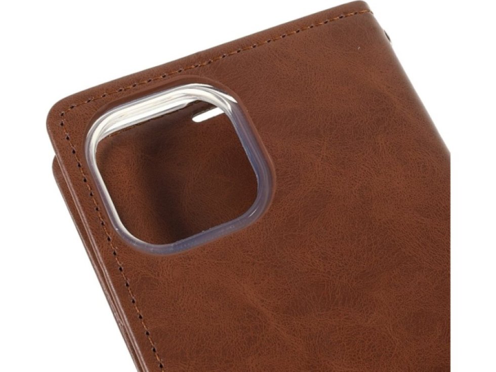 Ochranné pouzdro pro iPhone 13 - Mercury, Bluemoon Diary Brown