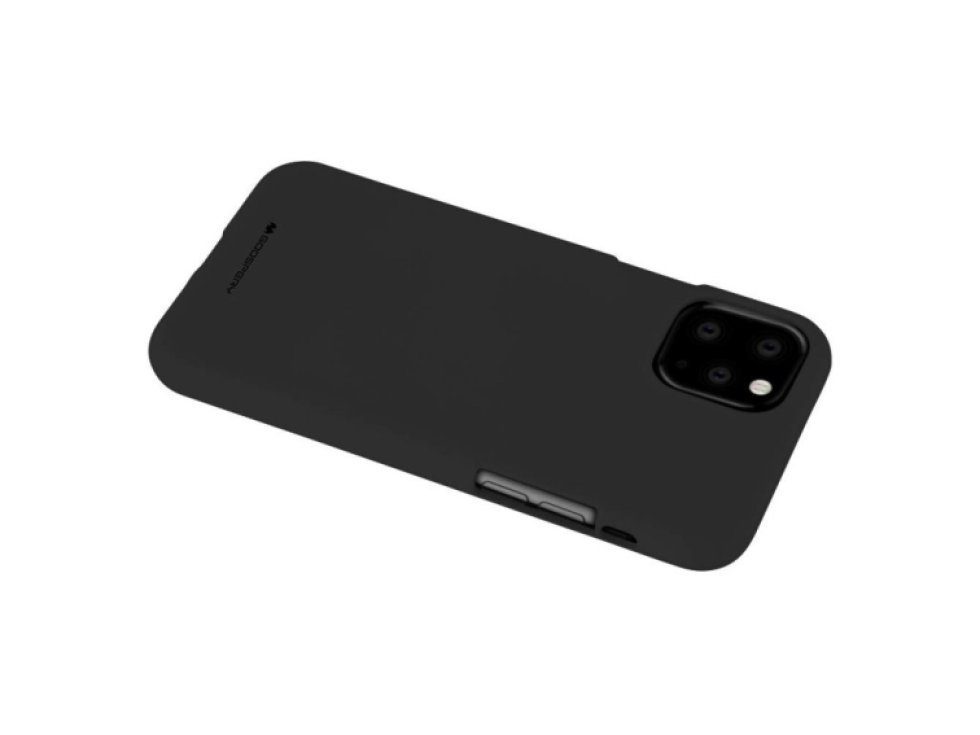 Ochranný kryt pro iPhone 11 Pro - Mercury, Soft Feeling Black