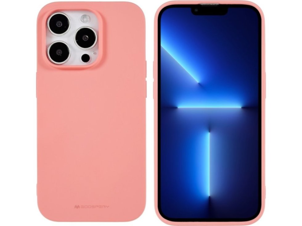 Ochranný kryt pro iPhone 14 Pro - Mercury, Soft Feeling Pink