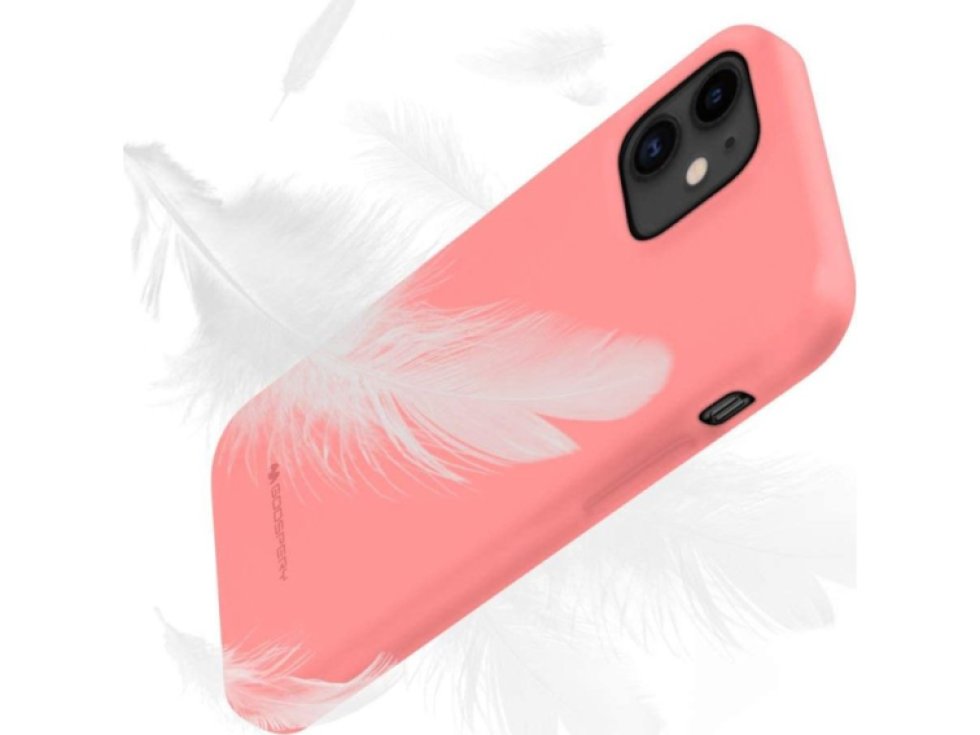 Ochranný kryt pro iPhone 12 / 12 Pro - Mercury, Soft Feeling Pink
