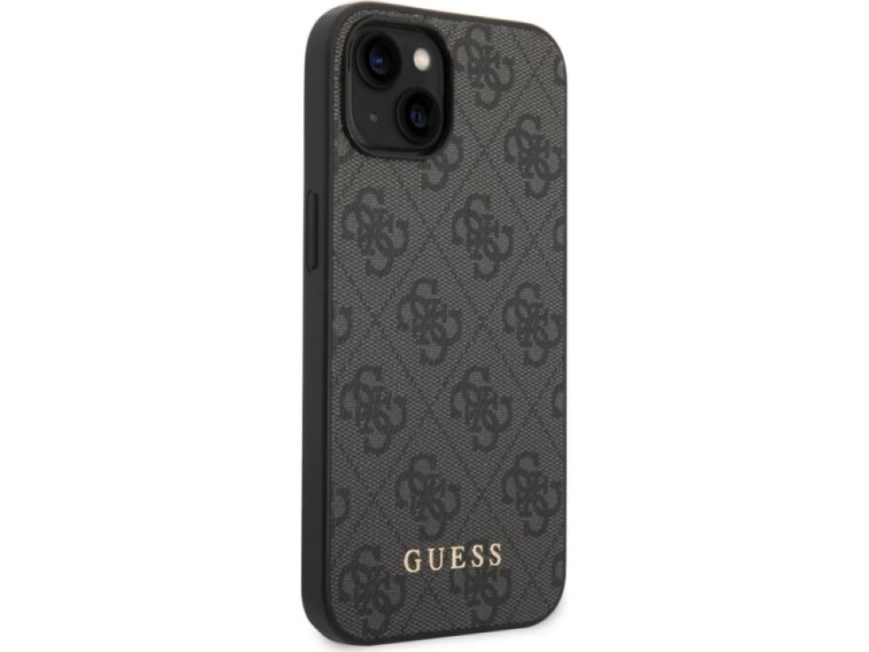 Ochranný kryt na iPhone 14 - Guess, 4G Back Gray GUHCP14SG4GFGR