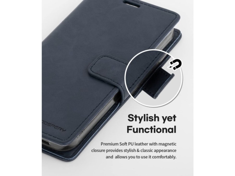 Ochranné pouzdro pro iPhone 13 mini - Mercury, Bluemoon Diary Navy