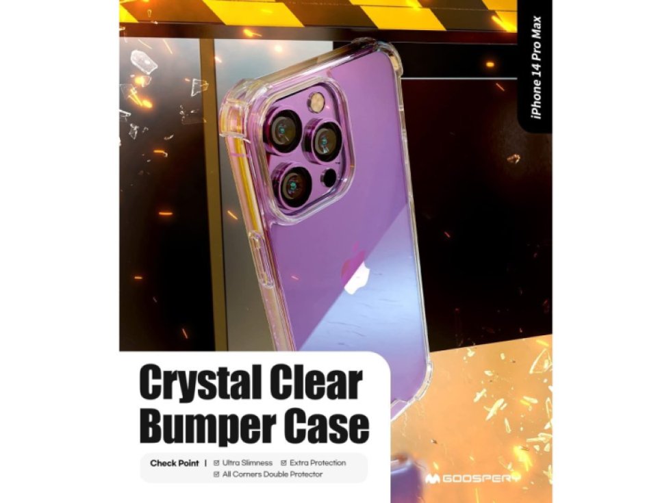 Ochranný kryt pro iPhone 14 Pro MAX - Mercury, SuperProtect Transparent