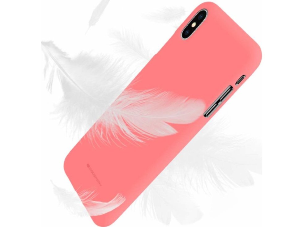 Ochranný kryt pro iPhone XS MAX - Mercury, Soft Feeling Pink