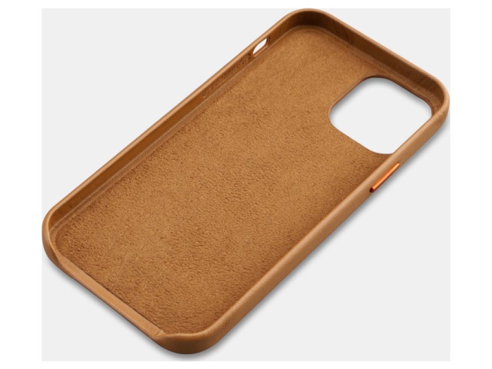 Kožený kryt na iPhone 12 / 12 Pro - iCarer, Original Brown 01.20.RIX1206-BN