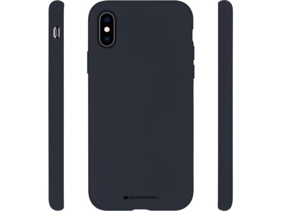 Ochranný kryt pro iPhone XS / X - Mercury, Silicone Navy