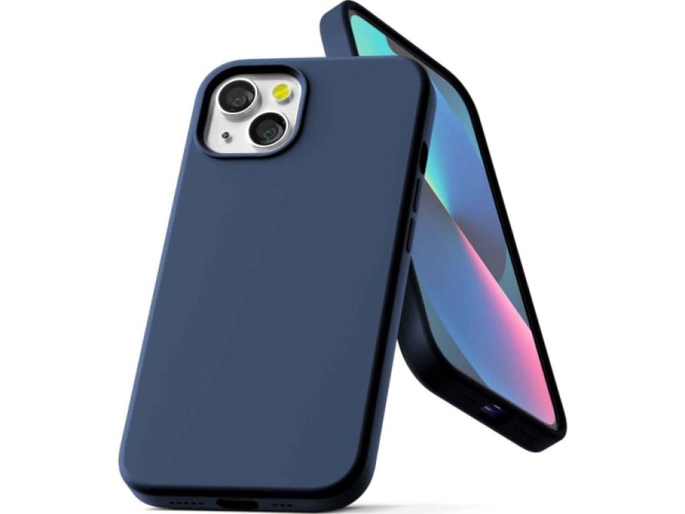 Ochranný kryt pro iPhone 13 mini - Mercury, Silicone Navy
