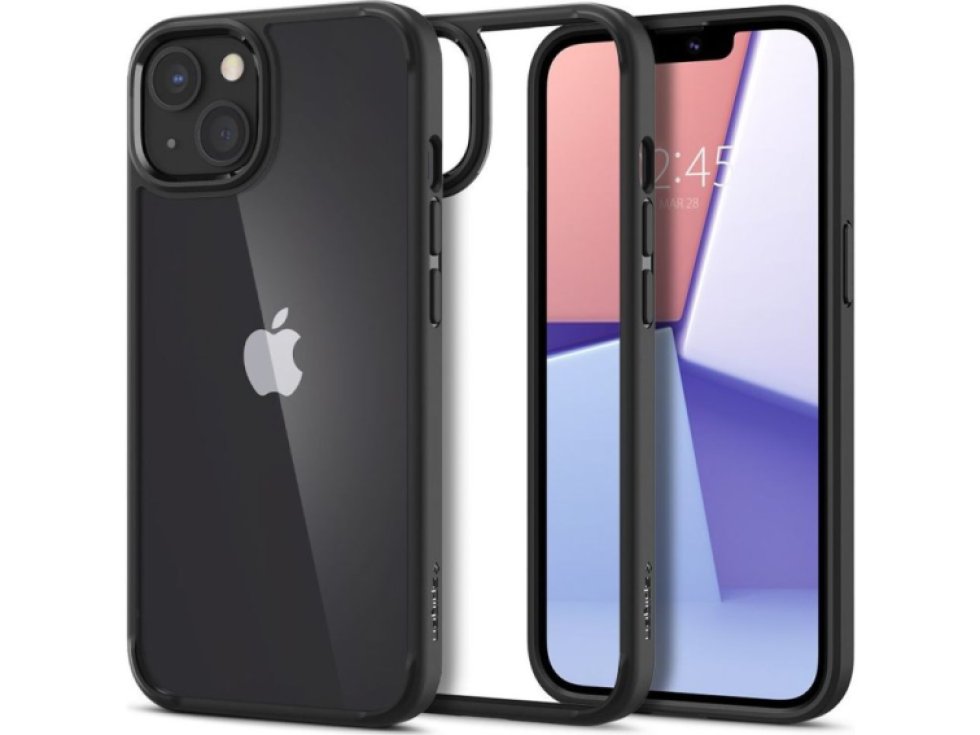 Ochranný kryt pro iPhone 13 - Spigen, Ultra Hybrid Matte Black