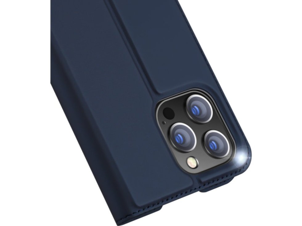 Knížkové pouzdro pro iPhone 14 Pro - DuxDucis, SkinPro Blue