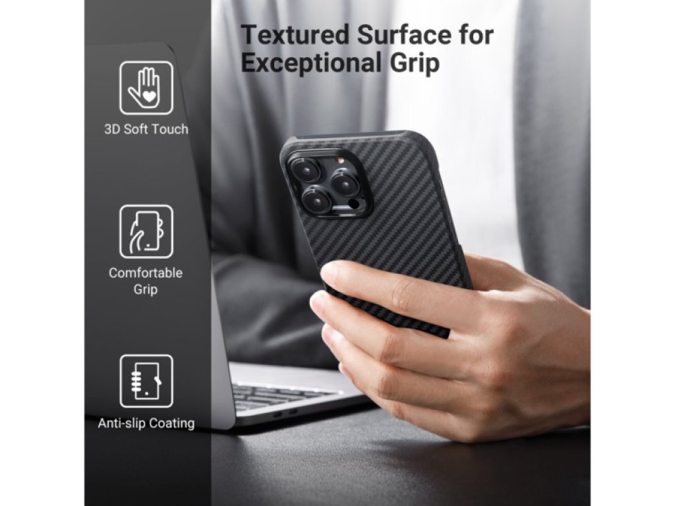 Ochranný kryt pro iPhone 14 Pro MAX - Pitaka, MagEZ 3 1500D