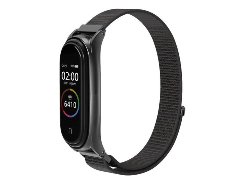 Řemínek pro Xiaomi Mi Band 7 - Tech-Protect, Nylon Black