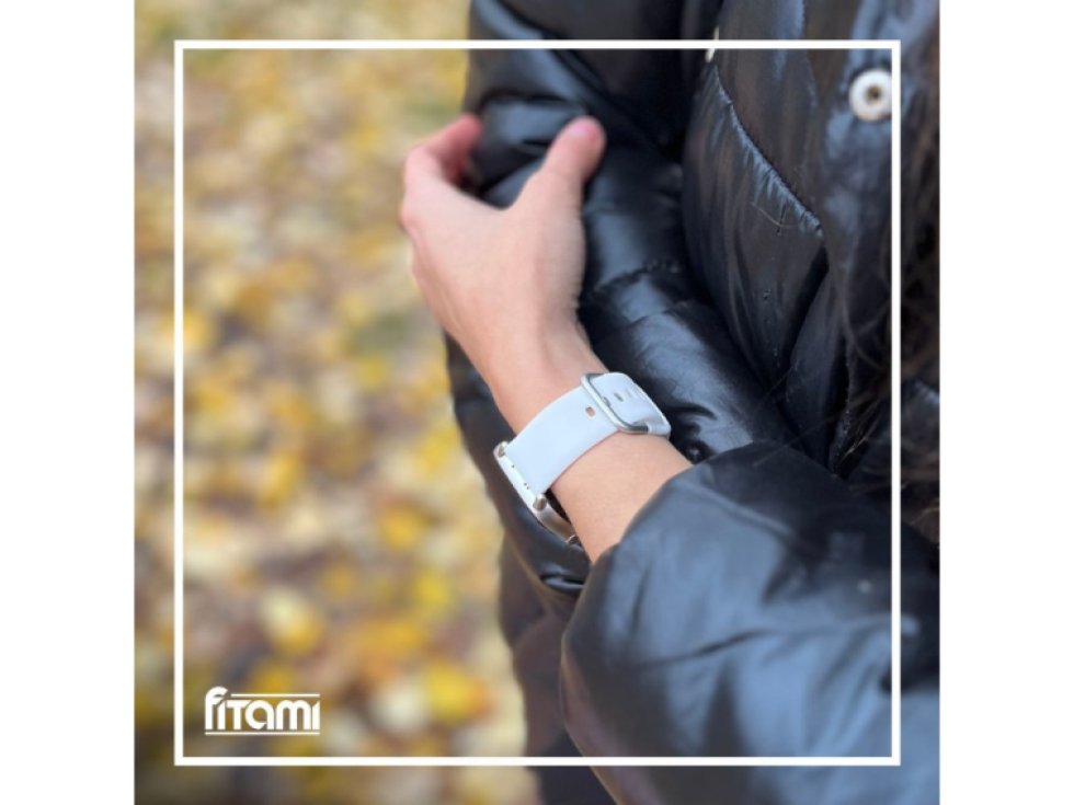 Jednobarevný řemínek pro chytré hodinky 20mm vel.M/L