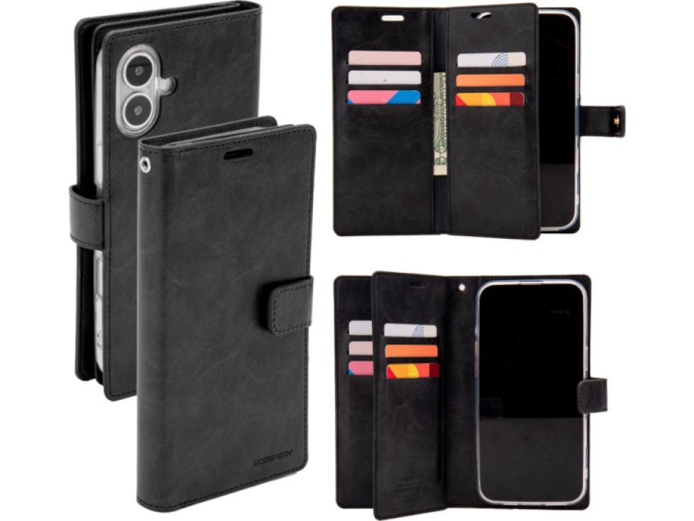 Ochranné pouzdro na iPhone 16 PLUS - Mercury, Mansoor Diary Black