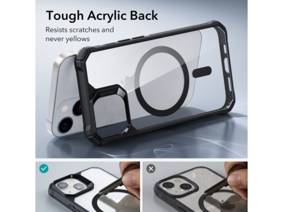 Ochranný kryt pro iPhone 14 Pro MAX - ESR, Air Armor HaloLock Clear/Black