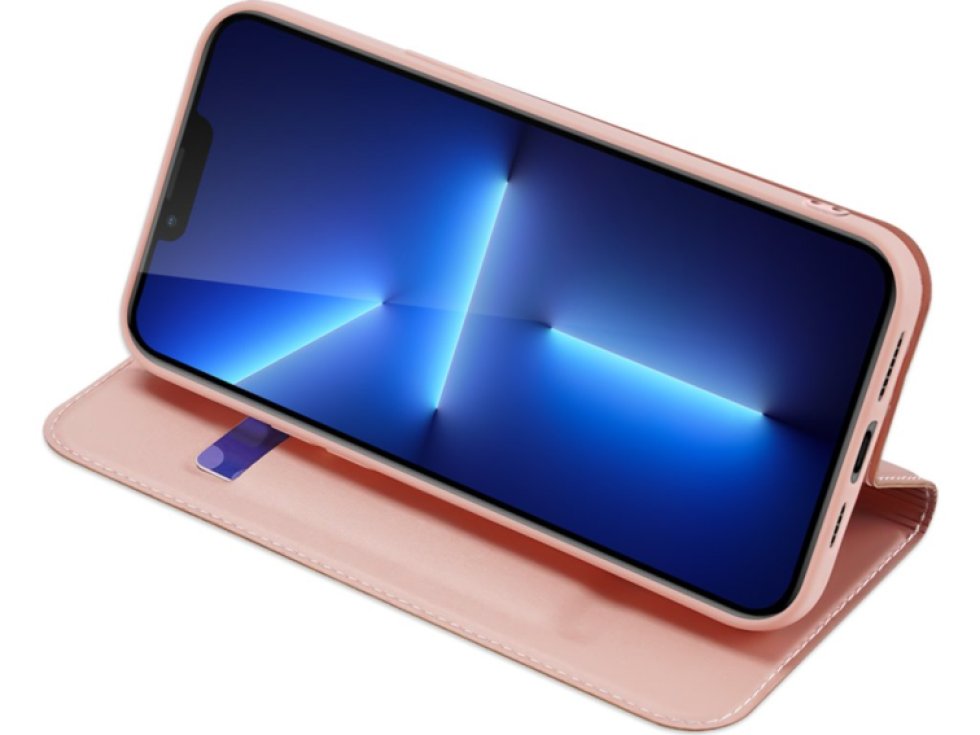 Knížkové pouzdro pro iPhone 13 Pro MAX - DuxDucis, SkinPro Rose