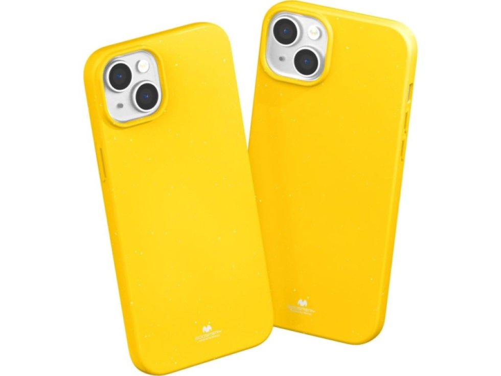 Ochranný kryt na iPhone 15 PLUS - Mercury, Jelly Yellow