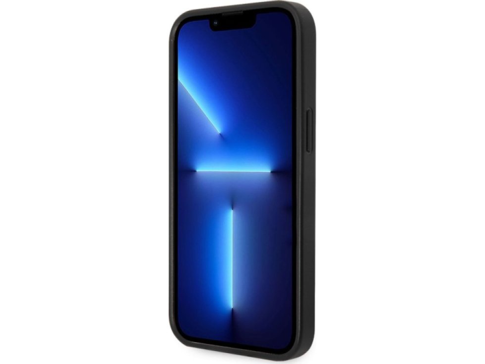 Ochranný kryt pro iPhone 14 PLUS - Karl Lagerfeld, Saffiano Choupette Head Black KLHCP14MSAPCHK