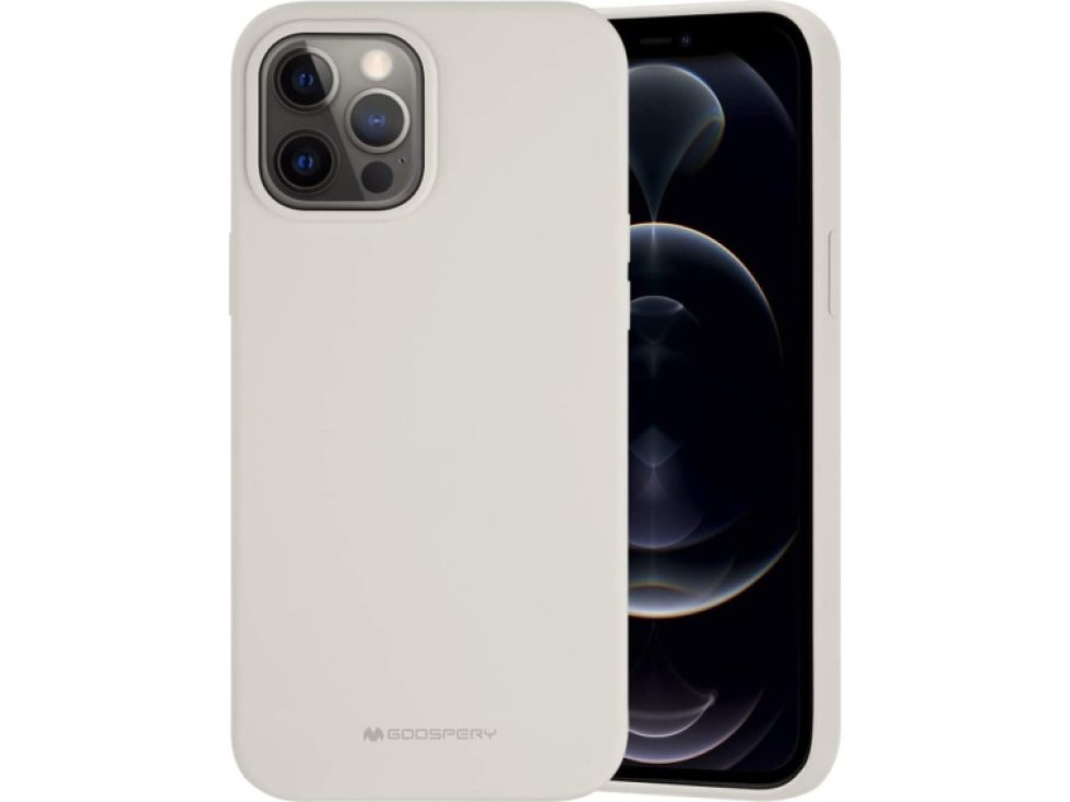 Ochranný kryt pro iPhone 12 Pro MAX - Mercury, Silicone Stone