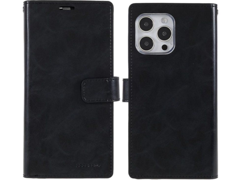 Ochranné pouzdro na iPhone 15 Pro - Mercury, Mansoor Diary Black