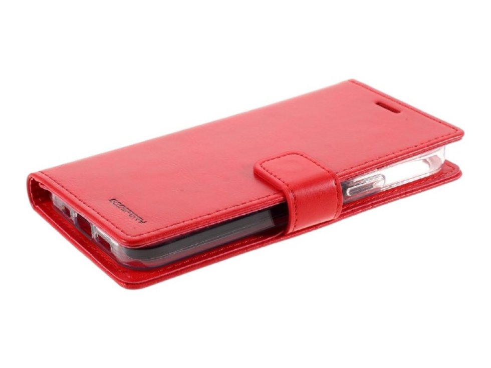 Knížkové pouzdro na iPhone 12 mini - Mercury, Bluemoon Diary Red