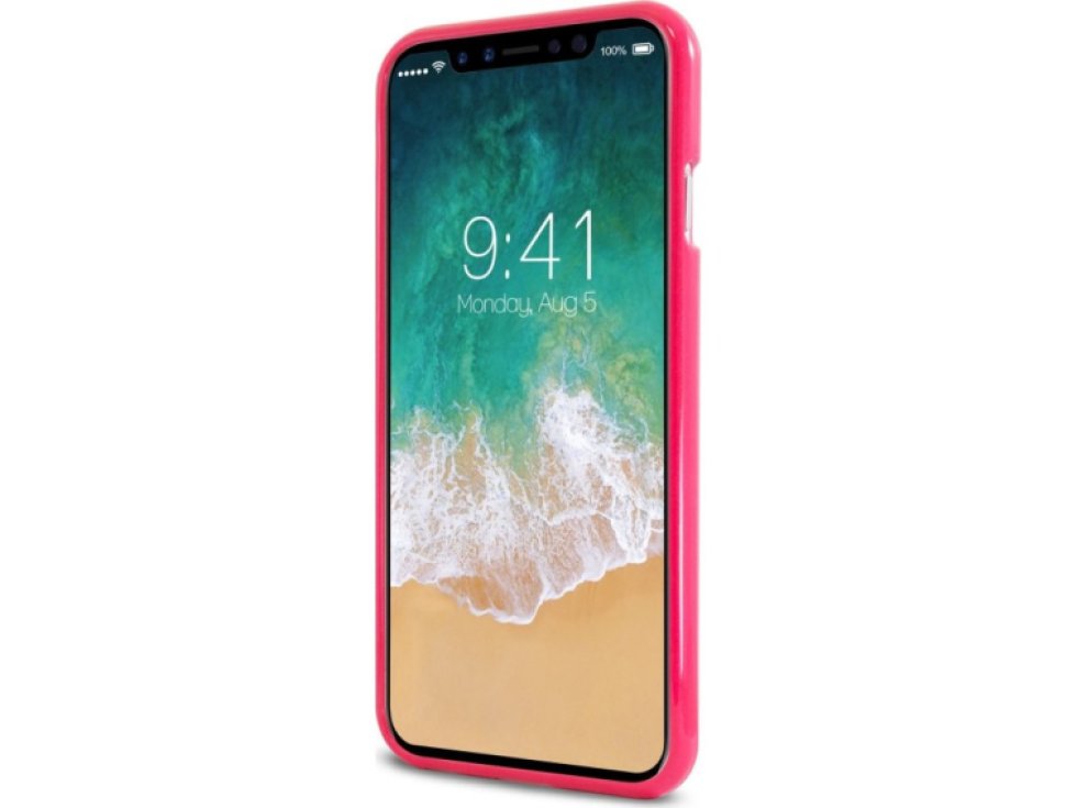 Ochranný kryt pro iPhone XS / X - Mercury, Jelly Case HotPink