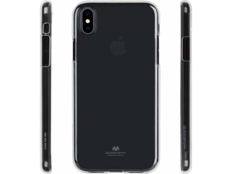 Ochranný kryt pro iPhone XS MAX - Mercury, Jelly Transparent