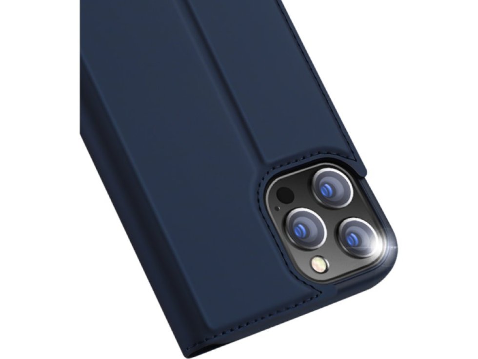 Knížkové pouzdro pro iPhone 13 Pro MAX - DuxDucis, SkinPro Blue