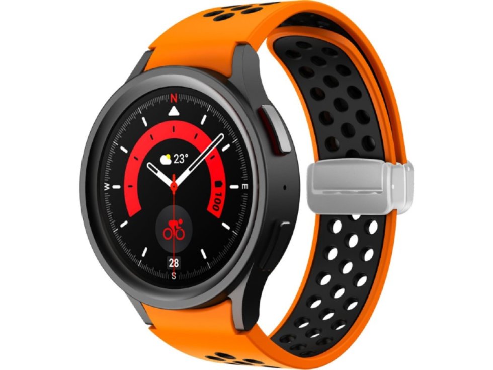 Perforovaný magnetický řemínek pro Samsung Watch 4/5/6