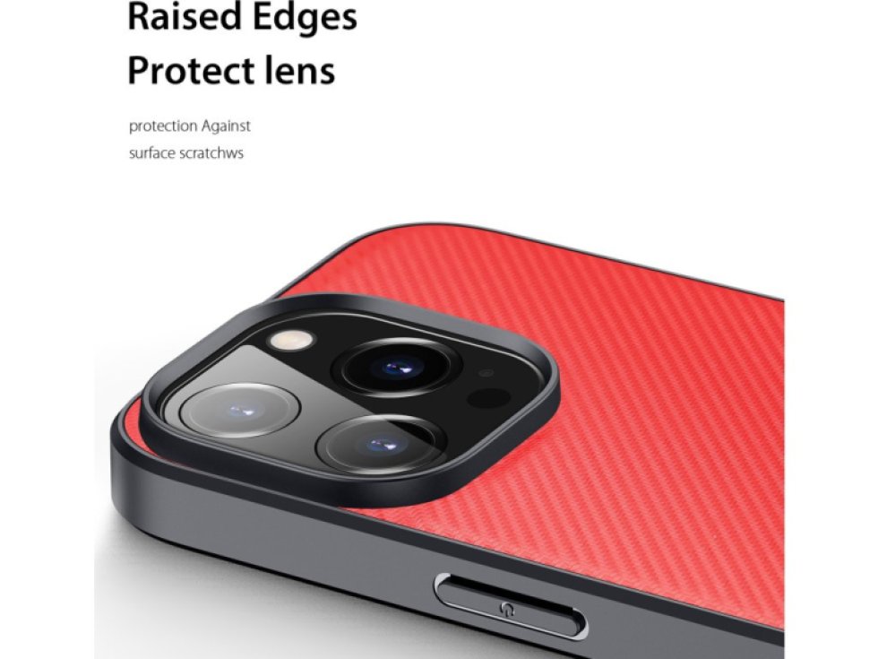 Ochranný kryt na iPhone 14 Pro - DuxDucis, Fino Red