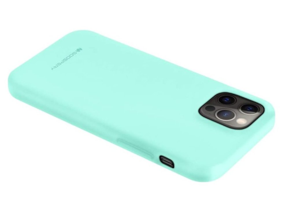 Ochranný kryt pro iPhone 12 Pro MAX - Mercury, Soft Feeling Mint