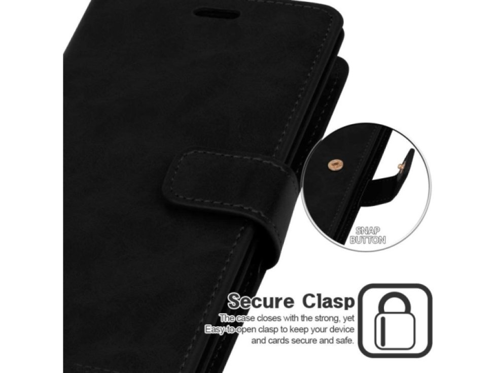 Knížkové pouzdro na iPhone XR - Mercury, Mansoor Diary Black