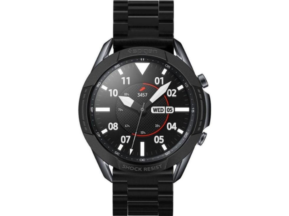 Ochranný kryt pro Samsung Galaxy Watch 45mm - Spigen, Chrono Shield Black