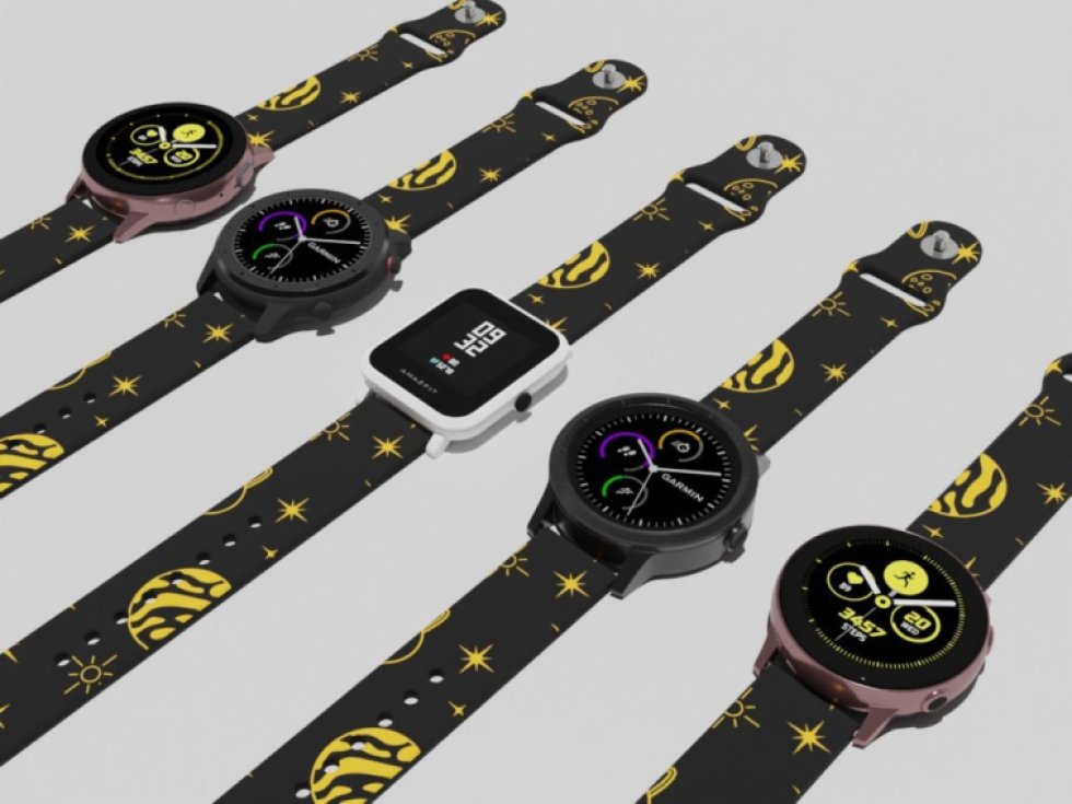 ŽLUTÉ PLANETKY řemínek 22 mm