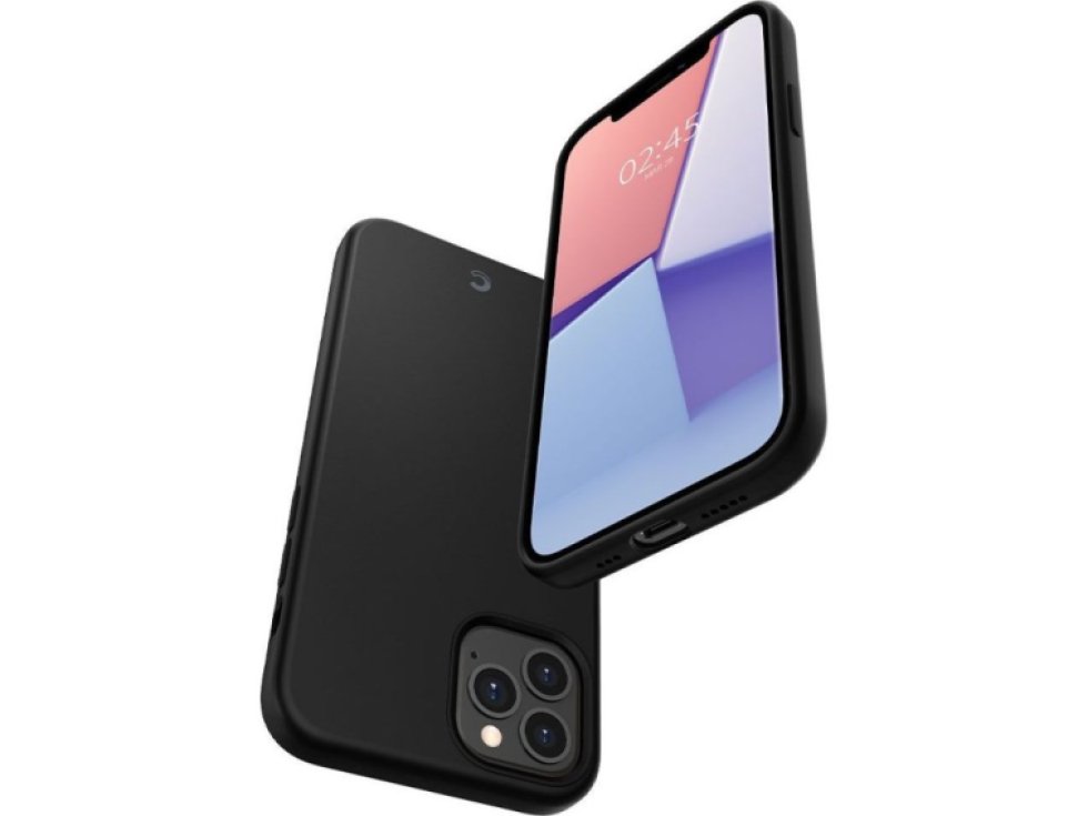 Ochranný kryt pro iPhone 12 Pro MAX - Spigen, Cyrill Silicone Black