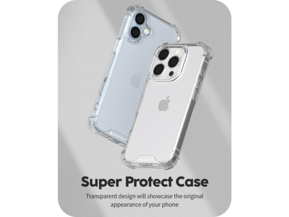 Ochranný kryt na iPhone 16 Pro MAX - Mercury, SuperProtect Transparent