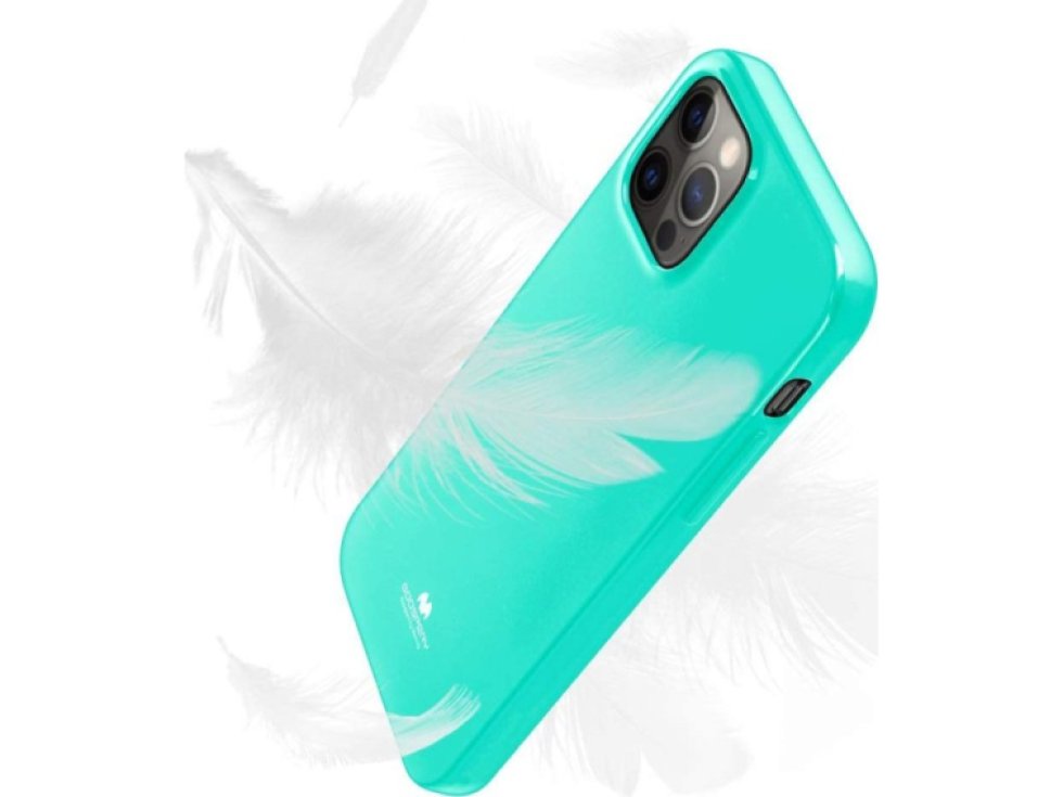 Ochranný kryt pro iPhone 12 / 12 Pro - Mercury, Jelly Mint