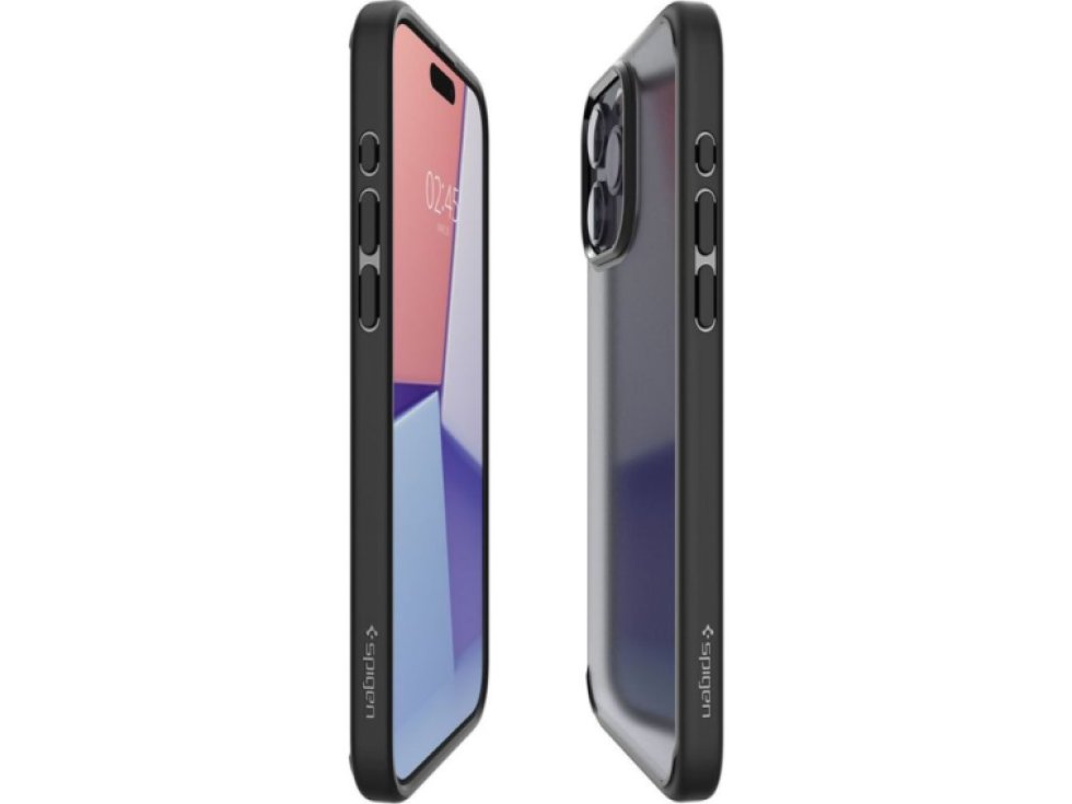 Ochranný kryt na iPhone 15 Pro - Spigen, Ultra Hybrid Frost Black