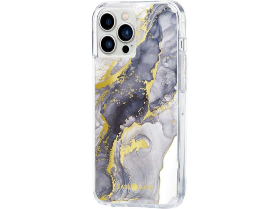 Tough Print pro iPhone 12 Pro MAX / 13 Pro MAX CM047452 modrá