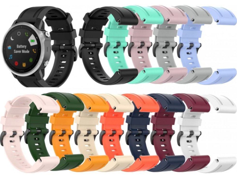 QuickFit silikonový řemínek s přezkou 20mm