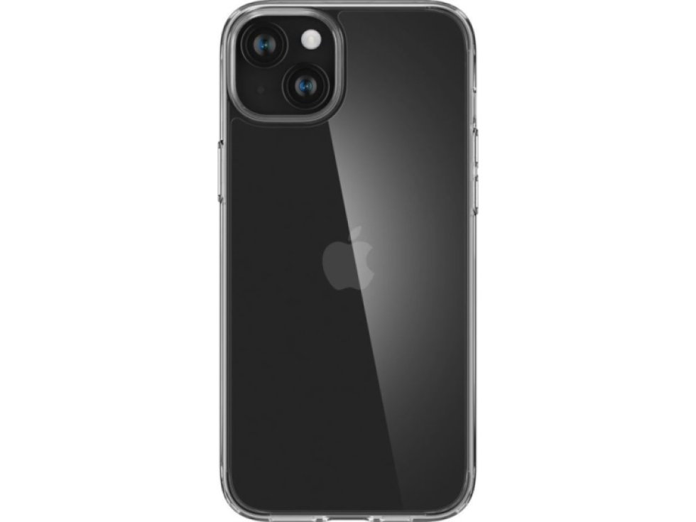 Ochranný kryt na iPhone 15 - Spigen, AirSkin Hybrid Crystal Clear