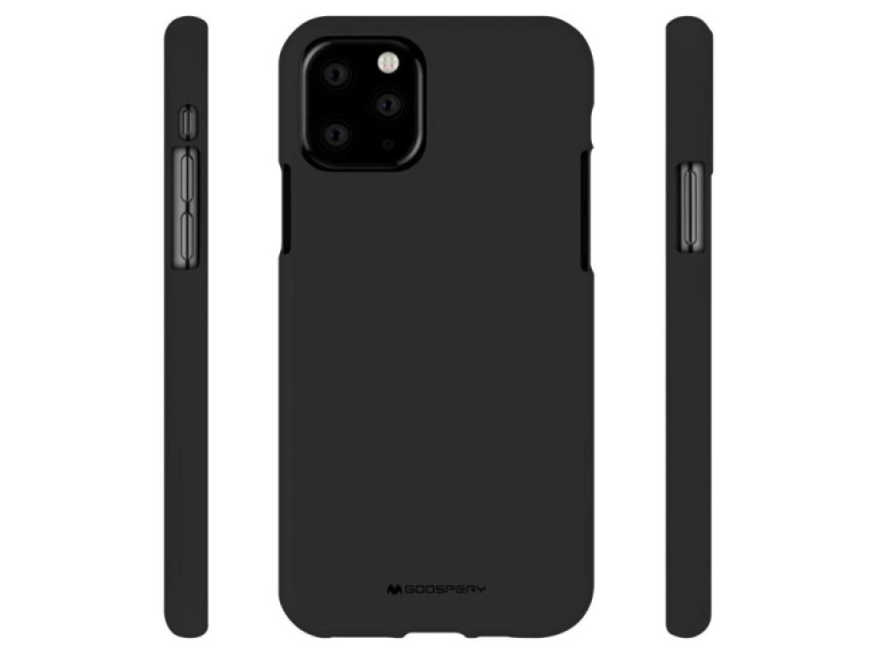 Ochranný kryt pro iPhone 11 Pro - Mercury, Soft Feeling Black